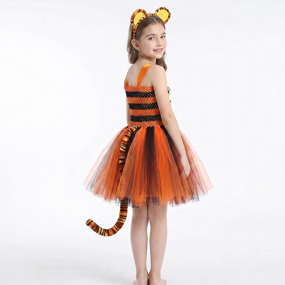 Kinder Mädchen Kleid Tier-Cosplay Cosplay-Kostüm Halloween Karneval Party