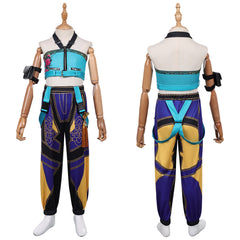 Kinder Mädchen Kpop Demon Hunters Zoey Cosplay Kostüm Halloween Karneval Party Anzug