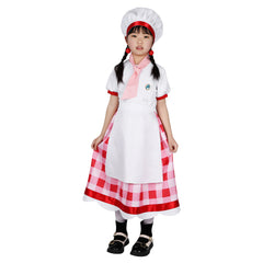 Kinder Mädchen Peach Peach Princess Peach: Showtime! Cosplay Kostüm Outfits Halloween Karneval Anzug