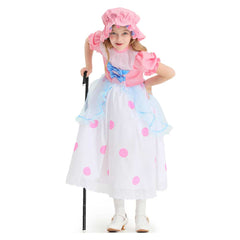 Kinder Mädchen rosa Kleid Cosplay Kostüm Outfits Halloween Karneval Anzug