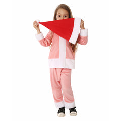 Kinder Mädchen Schlafanzug Cosplay Kostüm Outfits Halloween Karneval Anzug Weihnachten Rosa Nachtwäsche