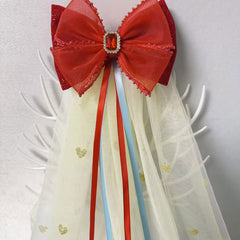 Kinder Mädchen Schneeweißchen Mesh-Haarspange