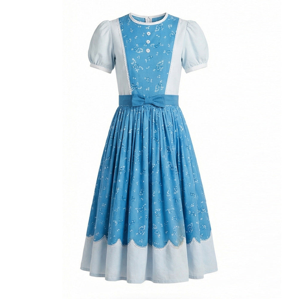 Kinder Mädchen Stranger Things Kleid Halloween-Karnevalsparty-Kostüm Holly Wheeler