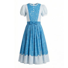 Kinder Mädchen Stranger Things Kleid Halloween-Karnevalsparty-Kostüm Holly Wheeler
