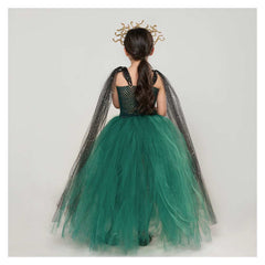 Kinder Mädchen tutu Kleid Cosplay Kostüm Outfits Halloween Karneval Anzug Medusa