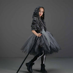 Kinder Mädchen tutu Kleid Halloween Erntemaschine Cosplay Kostüm Kostüme Halloween Karneval Anzug