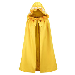 Kinder Mädchen Umhang Belle Cosplay Mantel Kostüm Outfits Halloween Karneval Anzug