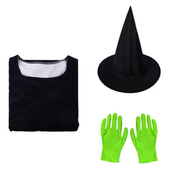Kinder Mädchen Wicked Elphaba Cosplay Kostüm Outfits Halloween Karneval Anzug