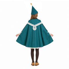 Kinder Mädchen Witch Hat Atelier Coco Cosplay-Kostüm mit spitzem Hut – Halloween- und Karnevals-Party-Outfit