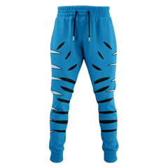 Kpop Demon Hunters Cosplay Hoodie Hose Kostüm Halloween Karneval Party Anzug Blau Derpy Tiger Shrug Cat