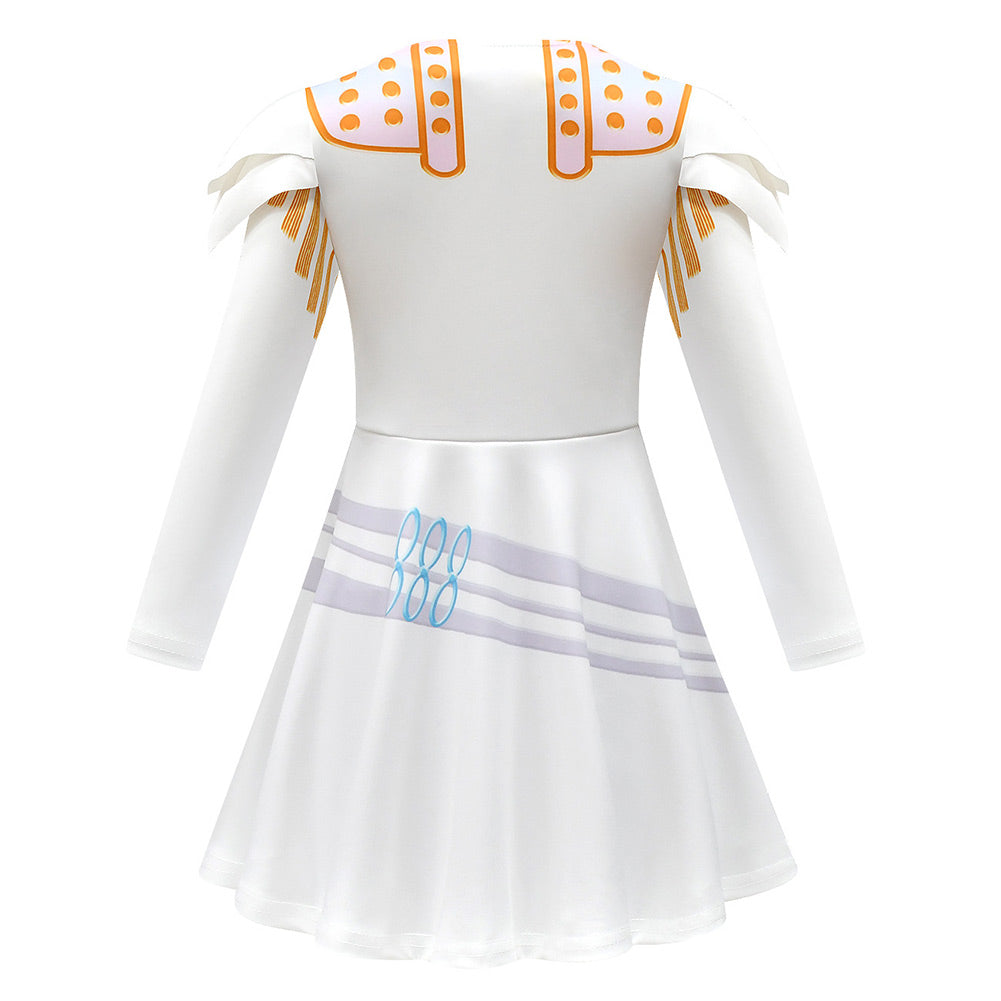 Kpop Demon Hunters Kinder Mädchen Mira Kleid Cosplay Kostüm Halloween Karneval Party Anzug