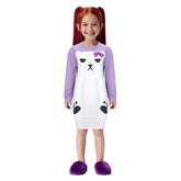 Kpop Demon Hunters Kinder Mädchen Mira Pajamas Cosplay Halloween Karneval Kostüm