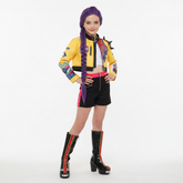 Kinder Mädchen Rumi Cosplay Kostüm Halloween Karneval Party Anzug
