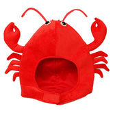 Lobster unisex Hummer-Cosplay-Hut – Accessoires für Halloween- und Karnevalskostüme