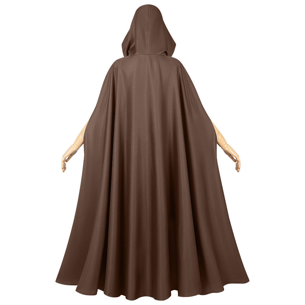 Mittelalterlicher Mantel Kapuzenmantel Mönchsrobe Zauberer Cosplay Kostüm Outfits Halloween Karneval Anzug