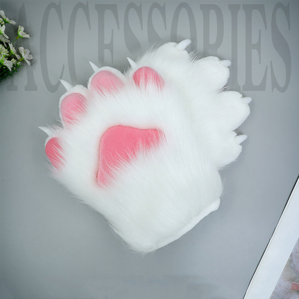 Plüsch Nagelbestie Klauenhandschuhe Halloween Karneval Kostüm Zubehör