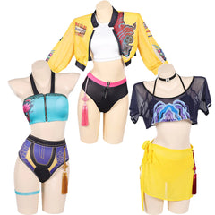 Damen Rumi Mira Zoey Bademode Cosplay Outfits