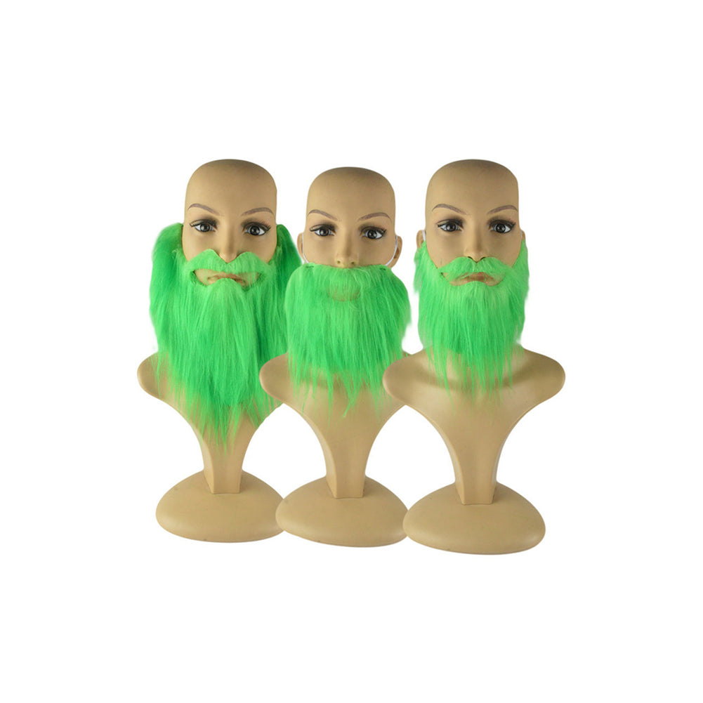 St. Patrick's Day Dekoration Irischer Grüner Bart Grüner Bart Großer Bart Vollbart