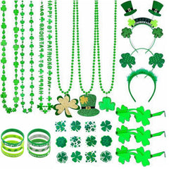 St. Patrick‘s Day Clover Hat Irish Festival Party Hat Clover Hat Set