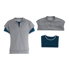 Stranger Things Damen Erica Sinclair Shirt Cosplay-Kostüm für Halloween, Karneval oder Partys