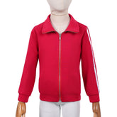 Stranger Things Kinder Mächen Holly Wheeler rot Jacke Cosplay-Kostüm Halloween Karneval und Partys
