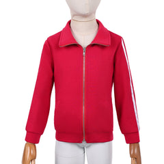 Stranger Things Kinder Mächen Holly Wheeler rot Jacke Cosplay-Kostüm Halloween Karneval und Partys