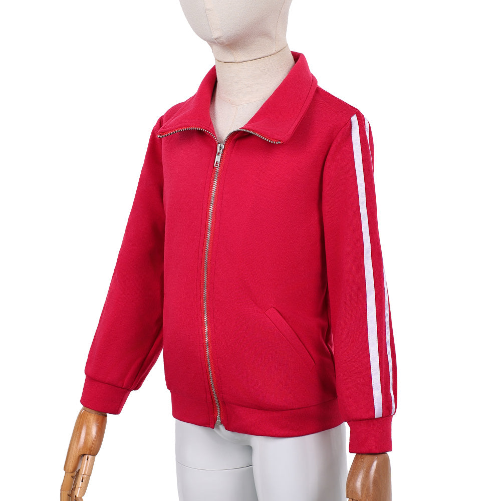 Stranger Things Kinder Mächen Holly Wheeler rot Jacke Cosplay-Kostüm Halloween Karneval und Partys