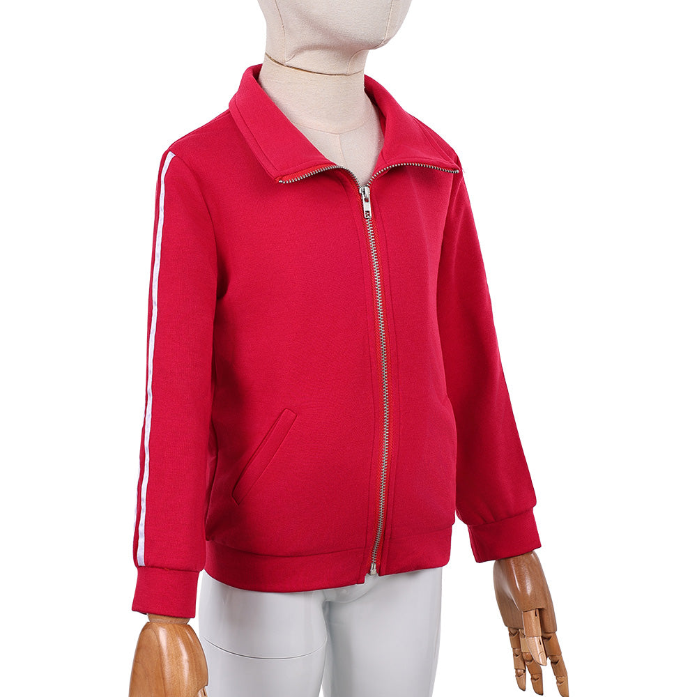 Stranger Things Kinder Mächen Holly Wheeler rot Jacke Cosplay-Kostüm Halloween Karneval und Partys