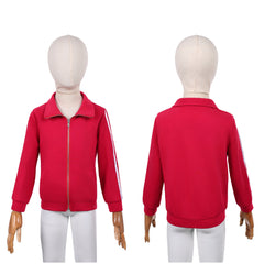 Stranger Things Kinder Mächen Holly Wheeler rot Jacke Cosplay-Kostüm Halloween Karneval und Partys