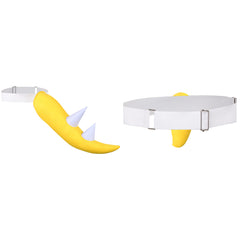 Super Mario gelb Bowser Schwanz Halloween-Karnevalskostüm Accessoires