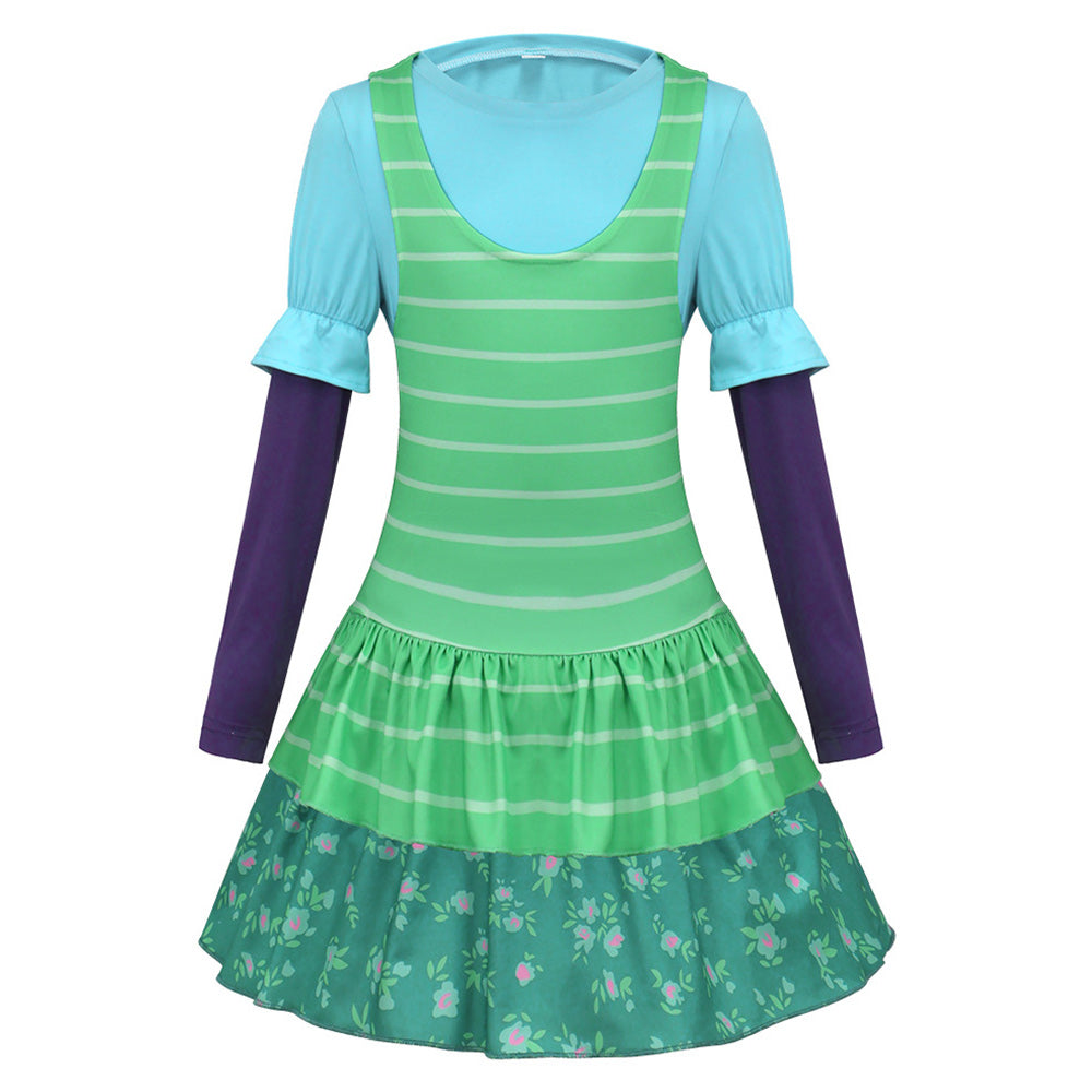 Toy S Kinder Mädchen Kleid Bonnie-Cosplay-Kostüm für Halloween, Karneval und Partys