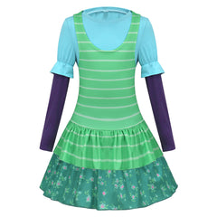 Toy S Kinder Mädchen Kleid Bonnie-Cosplay-Kostüm für Halloween, Karneval und Partys