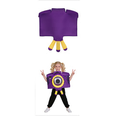 TS Kinder Cosplay-Kostüm, Halloween, Karneval, Party-Outfit, Kamera