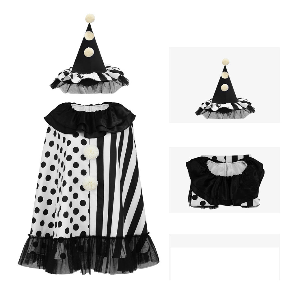 unisex Erwachsene Terrifier Clown-Cosplay-Kostüm für Halloween, Karneval und Partys