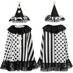 unisex Erwachsene Terrifier Clown-Cosplay-Kostüm für Halloween, Karneval und Partys