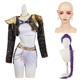 untrix Kinder Mädchen Rumi Kpop Demon Hunters Cosplay Kostüm Set