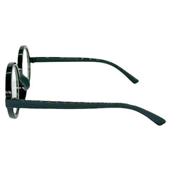 Vintage Runde Zauberer Brille mit weißen Gläsern Perfekt für Wizard Cosplay und Halloween Outfits