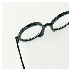 Vintage Runde Zauberer Brille mit weißen Gläsern Perfekt für Wizard Cosplay und Halloween Outfits