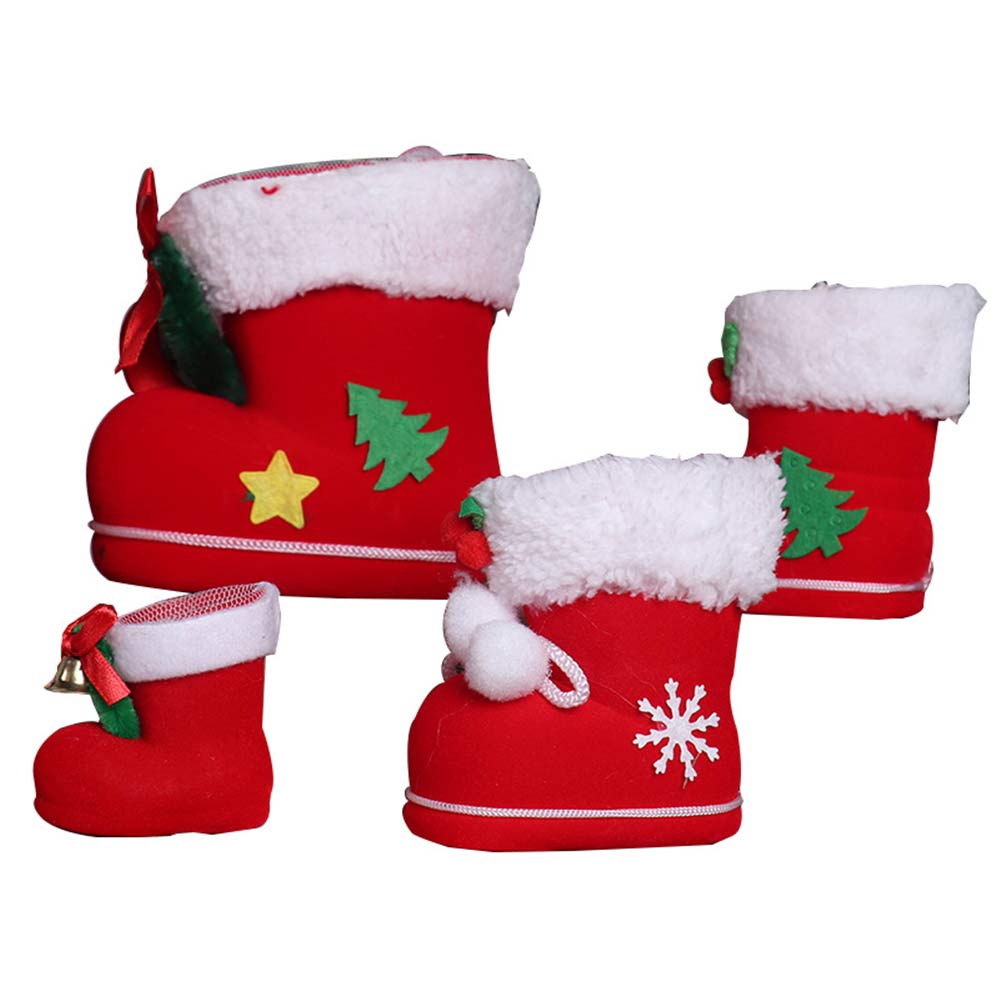 Weihnachten Socken Dekoration Anhänger Süßigkeiten Stiefel Kreative Geschenk