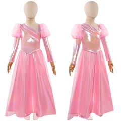 Wicked Kinder Mädchen Glinda Kleid Cosplay Kostüm Halloween Karneval Party Anzug