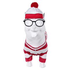 Wo ist Walter Hundekleidung Willy der Hund Cosplay Kostüm Outfits Halloween Karneval Anzug