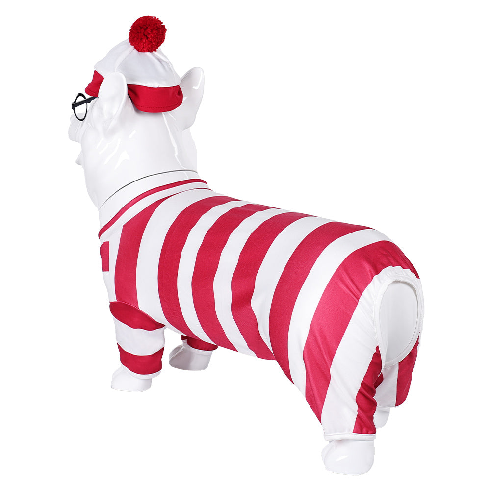 Wo ist Walter Hundekleidung Willy der Hund Cosplay Kostüm Outfits Halloween Karneval Anzug