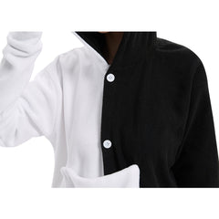 Danganronpa Monokuma Schlafenanzug Pajama Erwachsene Sleepwear Pyjamas für Alltag