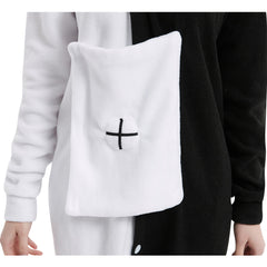 Danganronpa Monokuma Schlafenanzug Pajama Erwachsene Sleepwear Pyjamas für Alltag