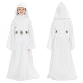 Kinder Mädchen Prinzessin Leia Cosplay Kostüm