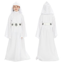 Kinder Mädchen Prinzessin Leia Cosplay Kostüm