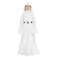 Kinder Mädchen Prinzessin Leia Cosplay Kostüm