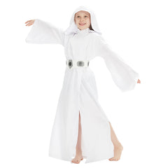 Kinder Mädchen Prinzessin Leia Cosplay Kostüm