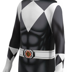 Kinder Mighty Morphin Power Rangers Zack Cosplay Kostüm Halloween Karneval Jumpsuit