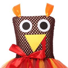 Mädchen Tutukleid Thanksgiving Turkey Truthühner Tüll Kleid Mottoparty Kleid